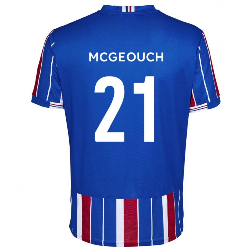 Danxen Women Dylan Mcgeouch #21 Blue Red White Home Jersey 2025/26 T-Shirt