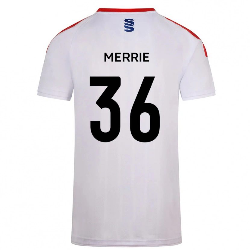 Danxen Women Chris Merrie #36 White Navy Home Jersey 2025/26 T-Shirt