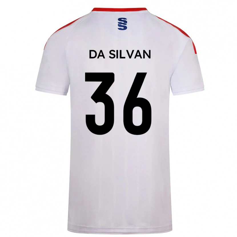 Danxen Women Elisaro Da Silvan #36 White Navy Home Jersey 2025/26 T-Shirt