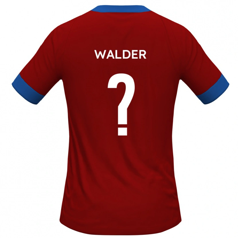 Danxen Women Alex Walder #0 Red Blue Home Jersey 2025/26 T-Shirt