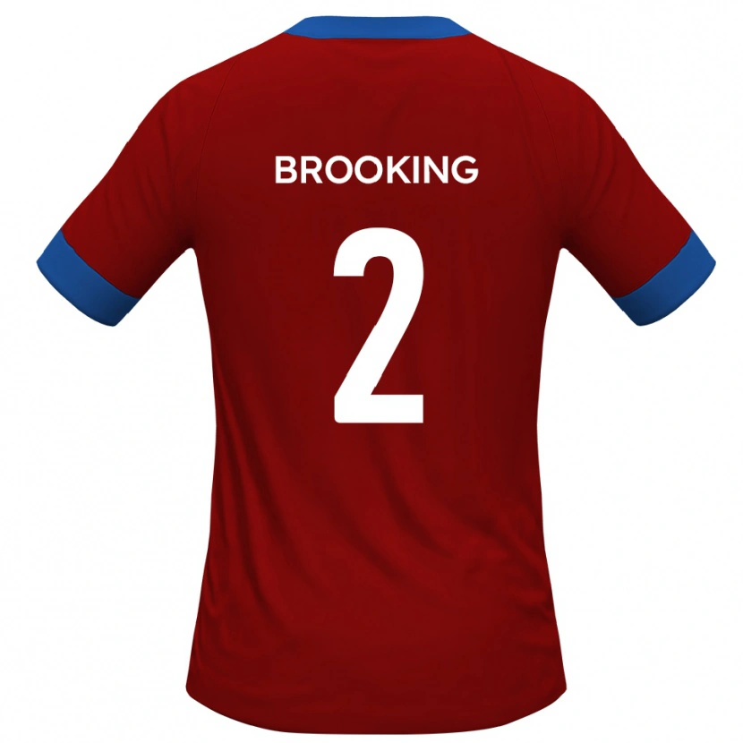 Danxen Women Josh Brooking #2 Red Blue Home Jersey 2025/26 T-Shirt