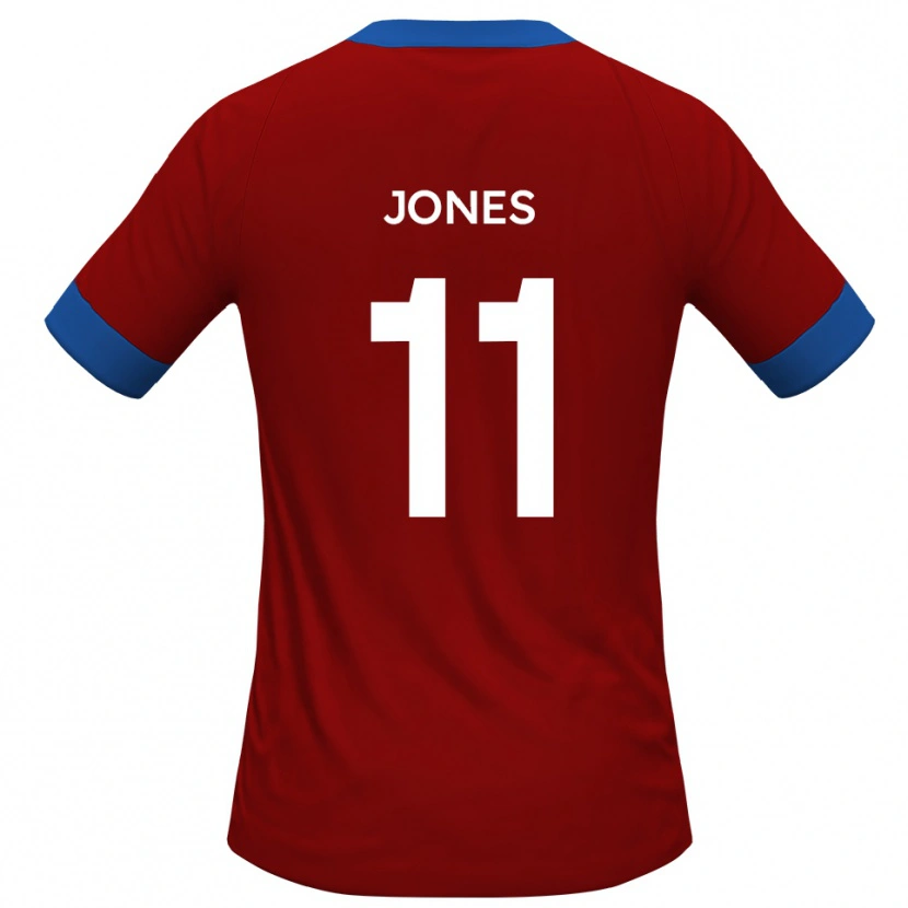 Danxen Women Ryan Jones #11 Red Blue Home Jersey 2025/26 T-Shirt
