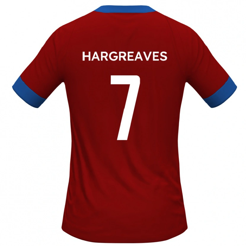 Danxen Women Cameron Hargreaves #7 Red Blue Home Jersey 2025/26 T-Shirt
