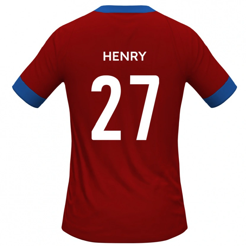 Danxen Women James Henry #27 Red Blue Home Jersey 2025/26 T-Shirt