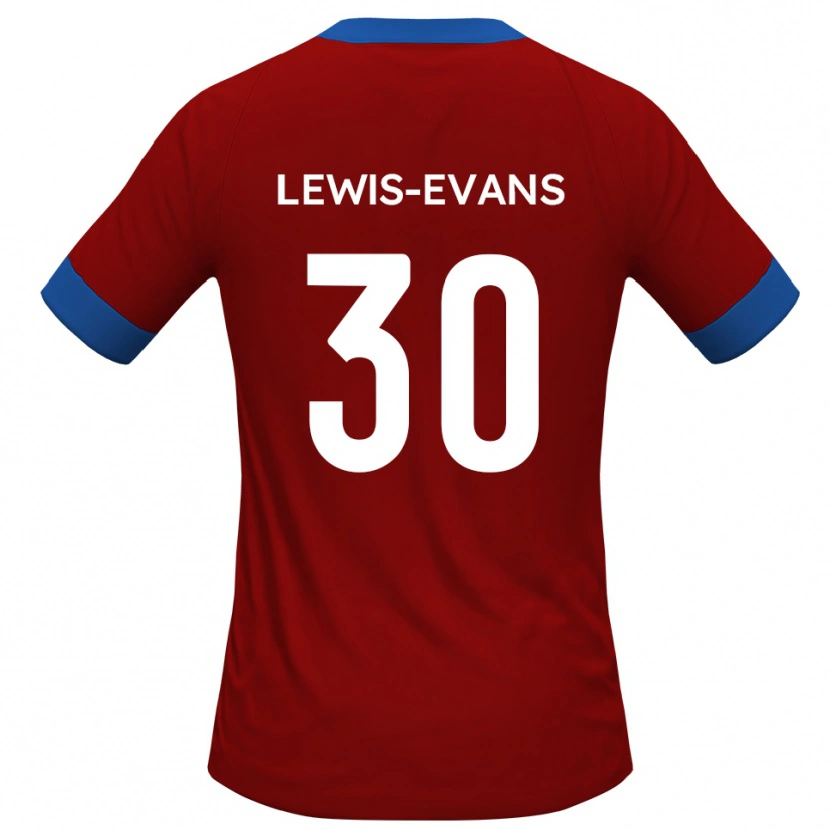 Danxen Women Joe Lewis-Evans #30 Red Blue Home Jersey 2025/26 T-Shirt
