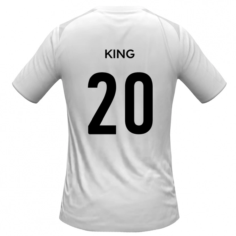 Danxen Women Jeff King #20 White Gray Home Jersey 2025/26 T-Shirt