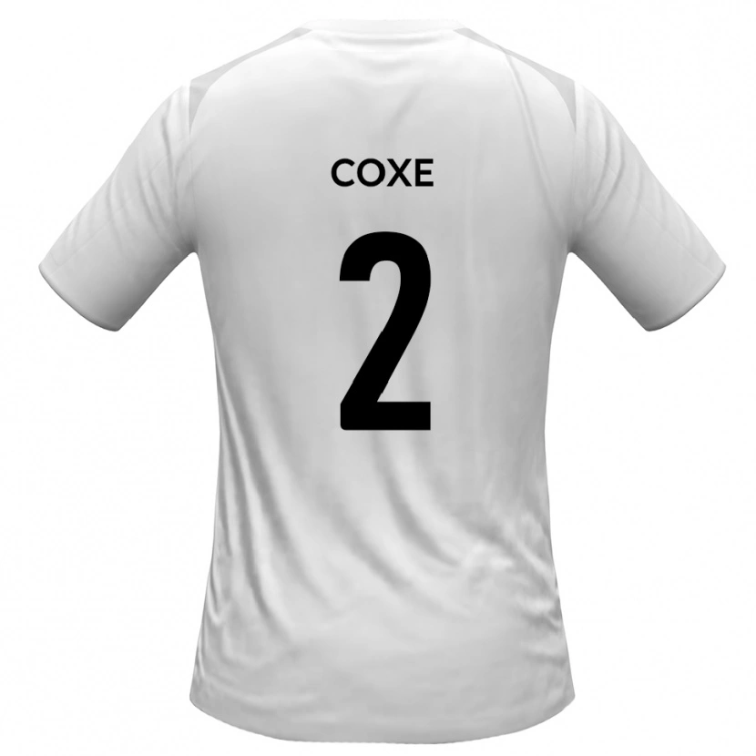 Danxen Women Cameron Coxe #2 White Gray Home Jersey 2025/26 T-Shirt