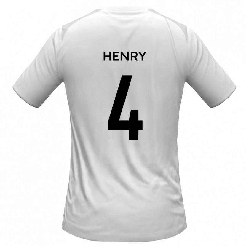 Danxen Women Aaron Henry #4 White Gray Home Jersey 2025/26 T-Shirt