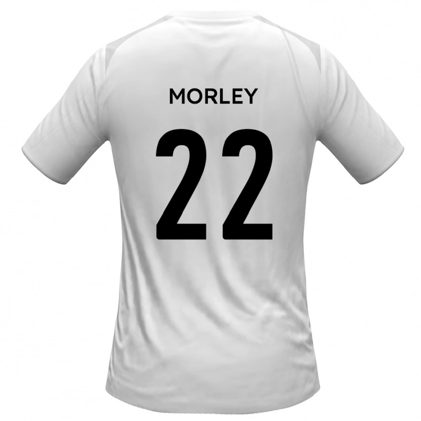 Danxen Women Adam Morley #22 White Gray Home Jersey 2025/26 T-Shirt