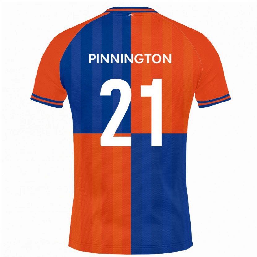 Danxen Women Jacob Pinnington #21 Orange Royal Blue Home Jersey 2025/26 T-Shirt