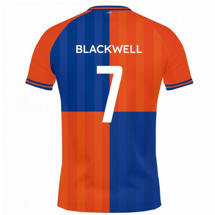 Danxen Women Tom Blackwell #7 Orange Royal Blue Home Jersey 2025/26 T-Shirt