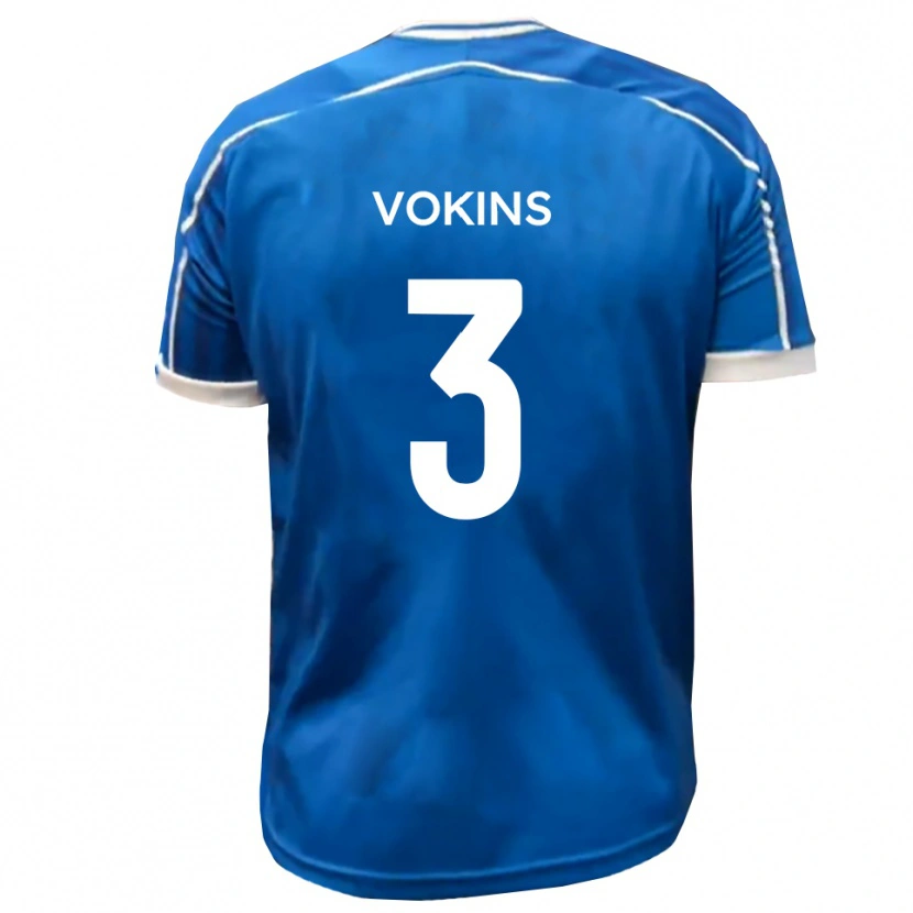 Danxen Women Jake Vokins #3 Blue White Home Jersey 2025/26 T-Shirt