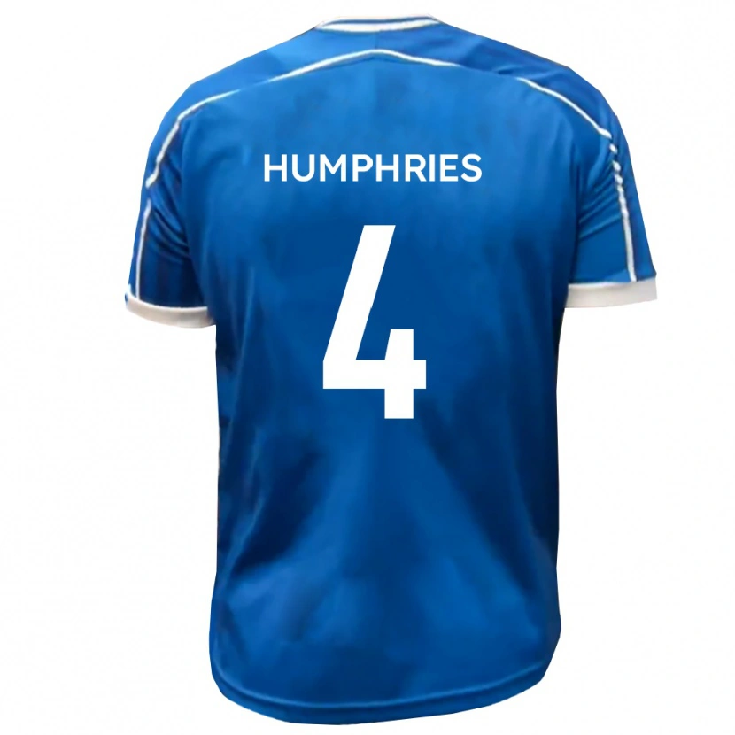 Danxen Women Lloyd Humphries #4 Blue White Home Jersey 2025/26 T-Shirt