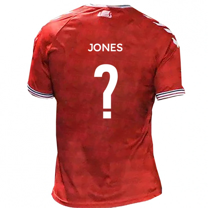 Danxen Women Felicity Jones #0 Red White Home Jersey 2025/26 T-Shirt