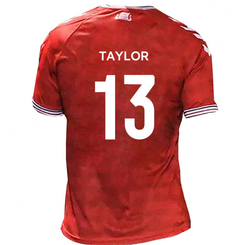 Danxen Women Sam Taylor #13 Red White Home Jersey 2025/26 T-Shirt