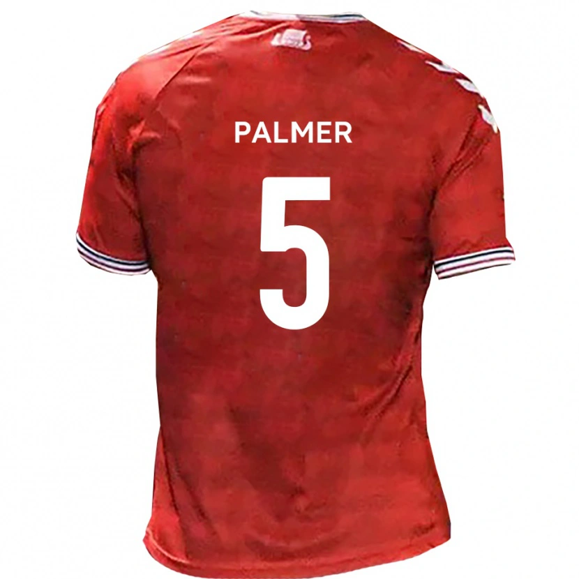 Danxen Women Ashley Palmer #5 Red White Home Jersey 2025/26 T-Shirt