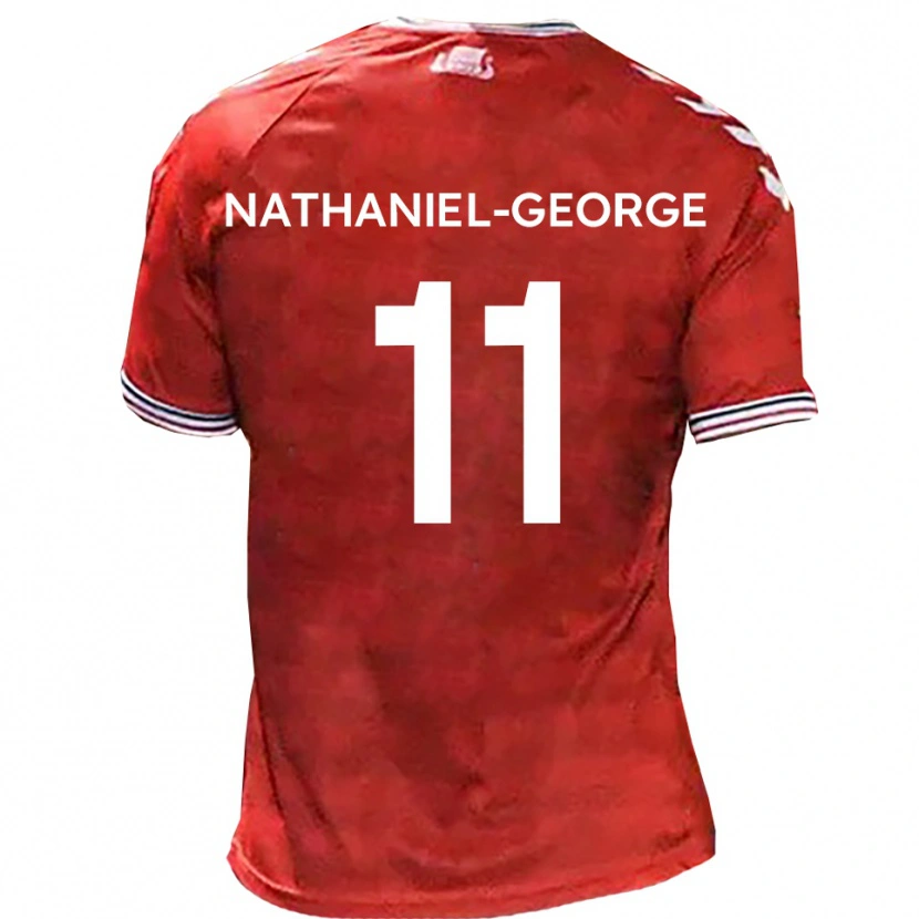 Danxen Women Ashley Nathaniel-George #11 Red White Home Jersey 2025/26 T-Shirt