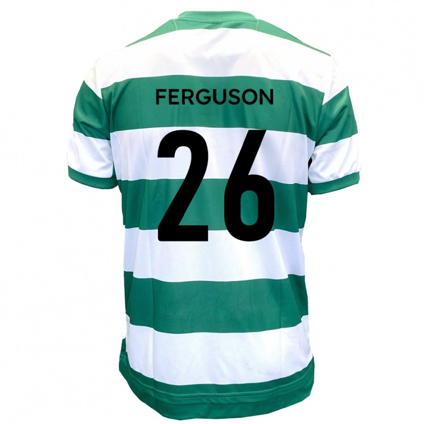 Danxen Women Kyle Ferguson #26 Green White Home Jersey 2025/26 T-Shirt