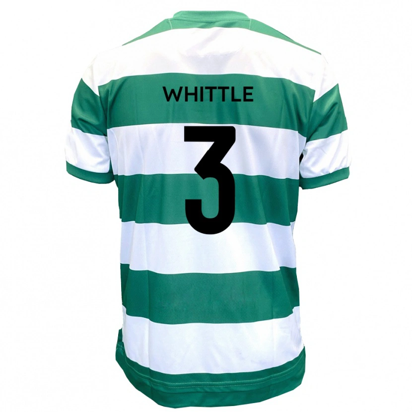 Danxen Women Alex Whittle #3 Green White Home Jersey 2025/26 T-Shirt