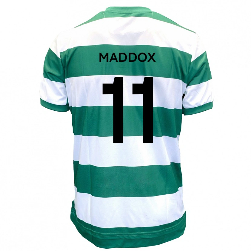Danxen Women Jacob Maddox #11 Green White Home Jersey 2025/26 T-Shirt