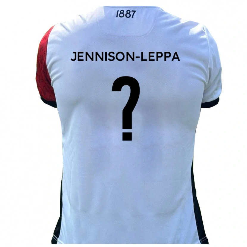 Danxen Women Joel Jennison-Leppa #0 Red White Home Jersey 2025/26 T-Shirt