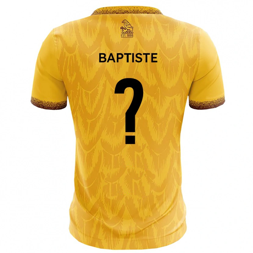 Danxen Women Hannah Baptiste #0 Yellow Brown Home Jersey 2025/26 T-Shirt