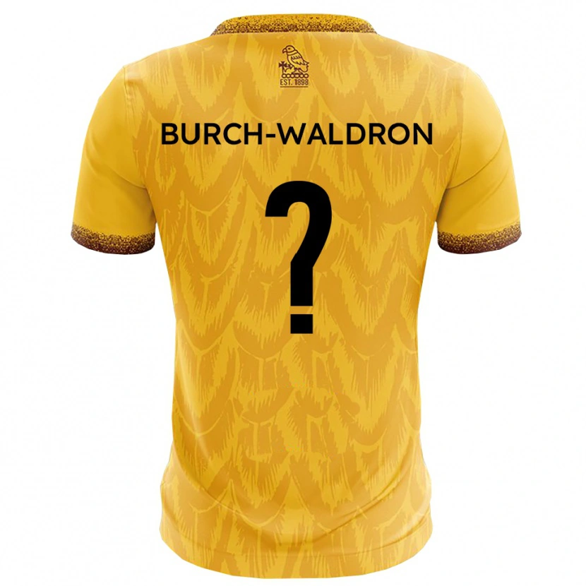 Danxen Women K'shaela Burch-Waldron #0 Yellow Brown Home Jersey 2025/26 T-Shirt