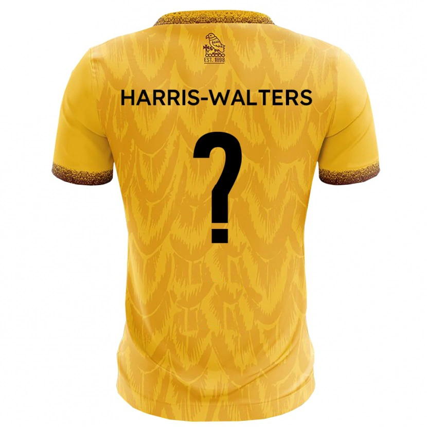 Danxen Women Ilanna Harris-Walters #0 Yellow Brown Home Jersey 2025/26 T-Shirt
