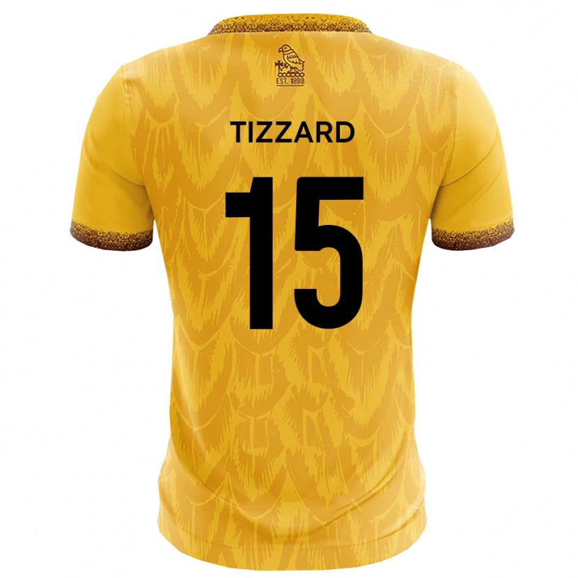 Danxen Women Will Tizzard #15 Yellow Brown Home Jersey 2025/26 T-Shirt