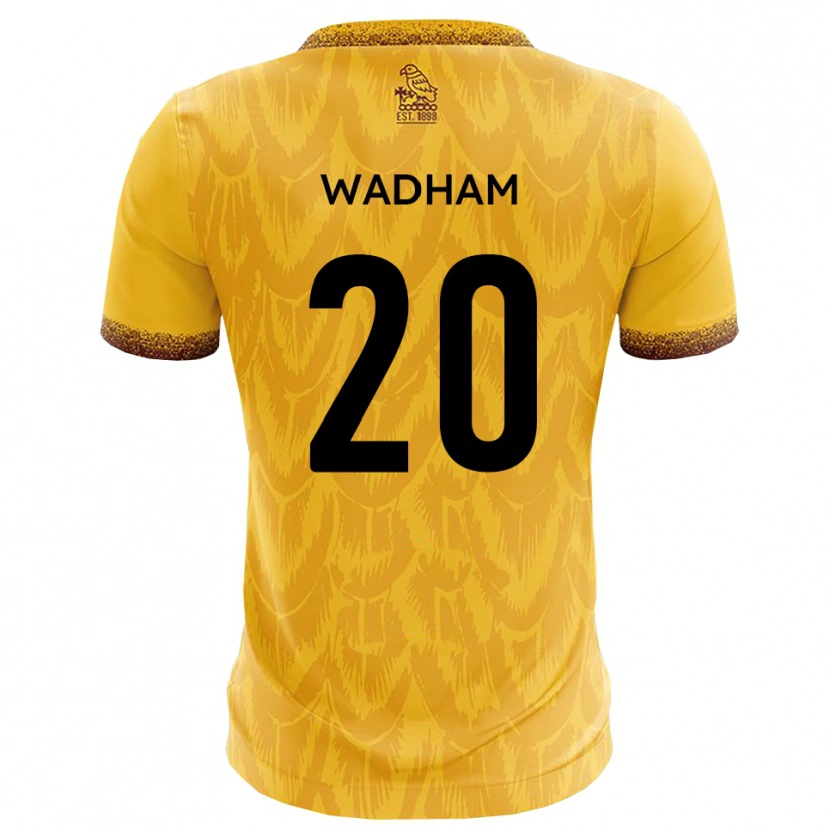 Danxen Women Jack Wadham #20 Yellow Brown Home Jersey 2025/26 T-Shirt