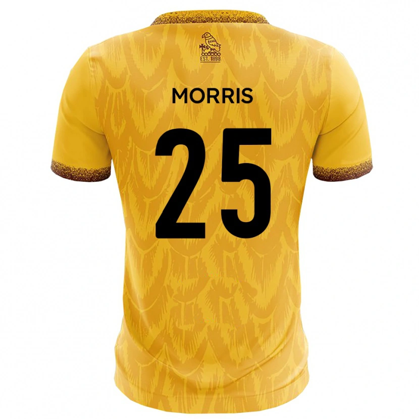 Danxen Women Chad Morris #25 Yellow Brown Home Jersey 2025/26 T-Shirt