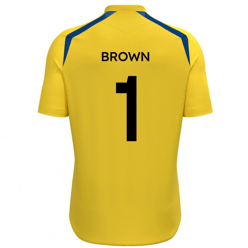 Danxen Women Rory Brown #1 Yellow Blue Home Jersey 2025/26 T-Shirt