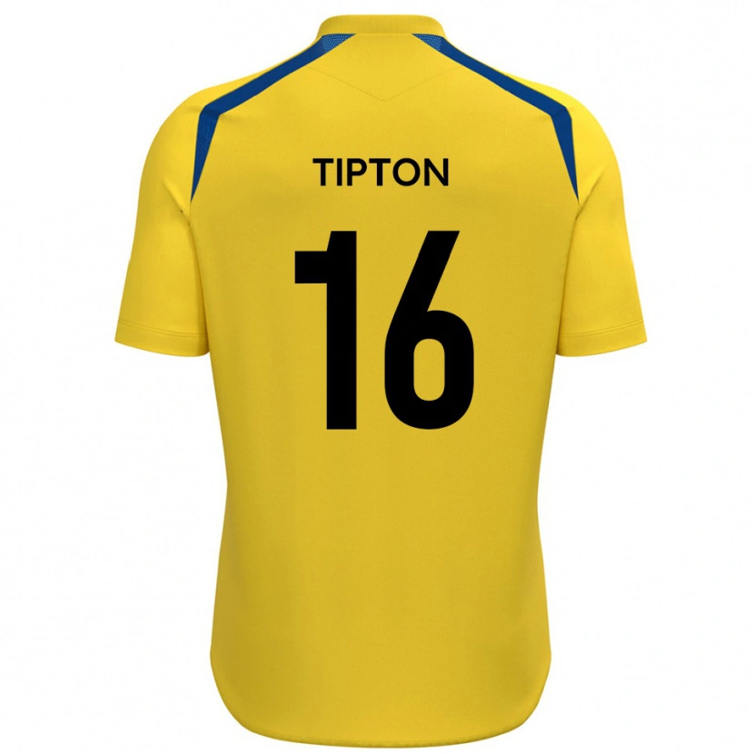 Danxen Women Ollie Tipton #16 Yellow Blue Home Jersey 2025/26 T-Shirt