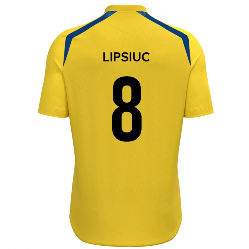 Danxen Women Darius Lipsiuc #8 Yellow Blue Home Jersey 2025/26 T-Shirt
