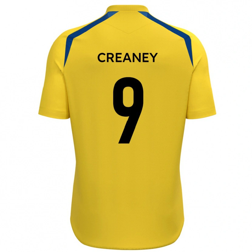 Danxen Women Dan Creaney #9 Yellow Blue Home Jersey 2025/26 T-Shirt