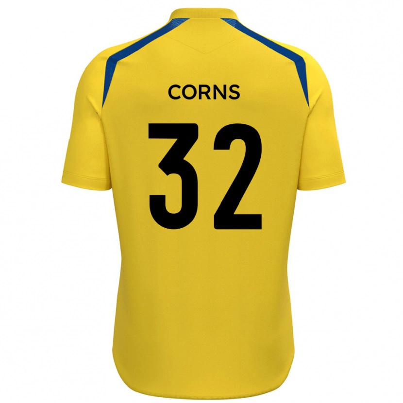Danxen Women Billy Corns #32 Yellow Blue Home Jersey 2025/26 T-Shirt