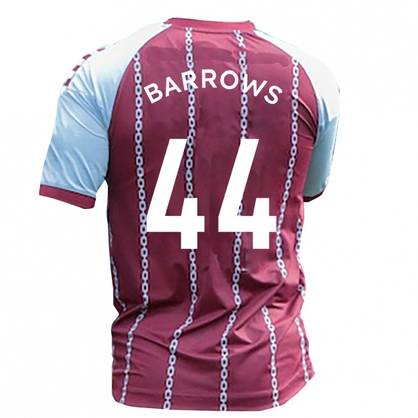 Danxen Women Ross Barrows #44 Sky Blue Rust Red Home Jersey 2025/26 T-Shirt