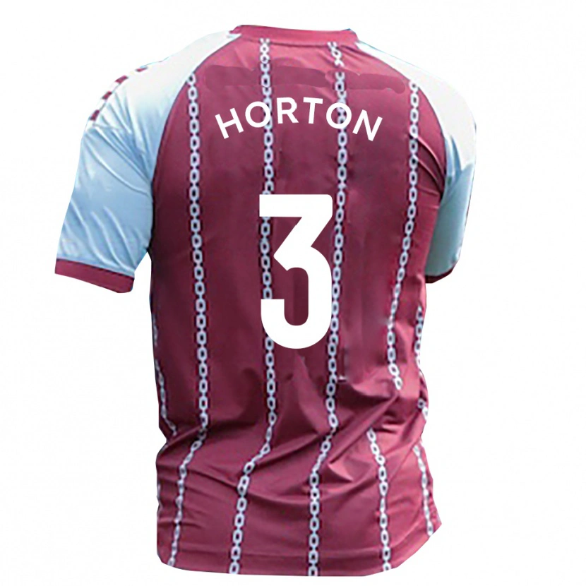 Danxen Women Branden Horton #3 Sky Blue Rust Red Home Jersey 2025/26 T-Shirt