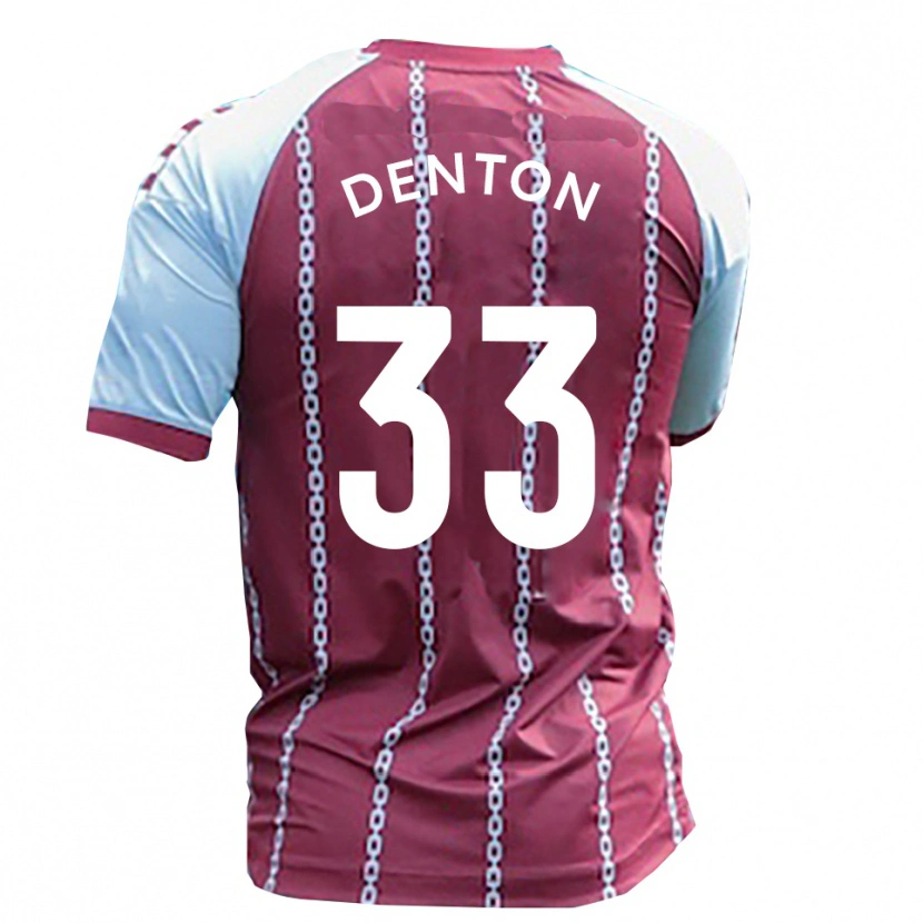 Danxen Women Tyler Denton #33 Sky Blue Rust Red Home Jersey 2025/26 T-Shirt