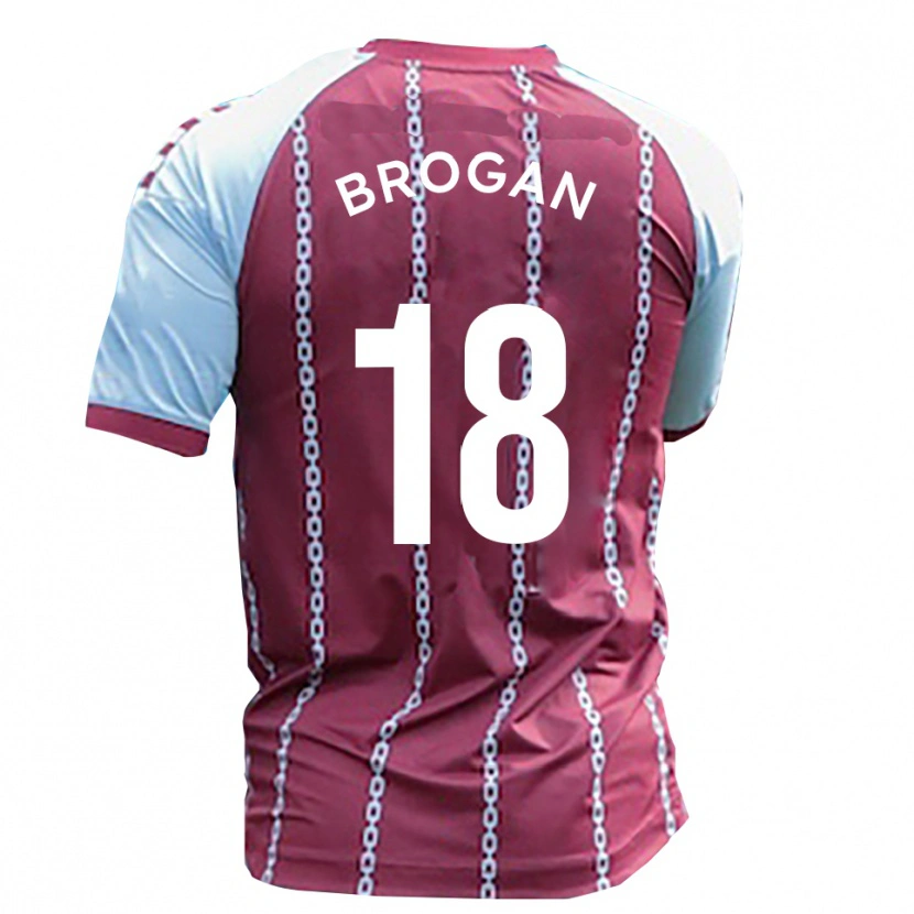 Danxen Women Max Brogan #18 Sky Blue Rust Red Home Jersey 2025/26 T-Shirt