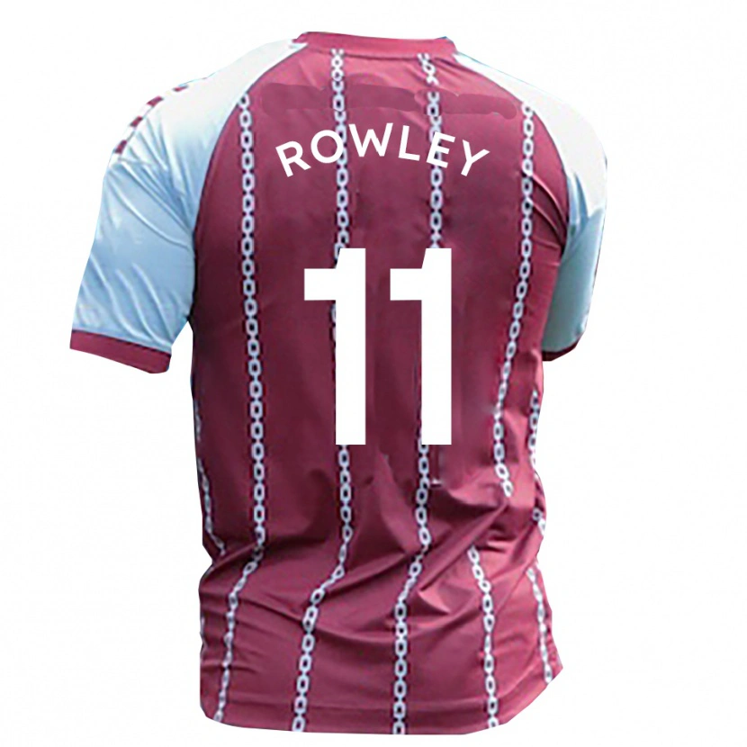 Danxen Women Joe Rowley #11 Sky Blue Rust Red Home Jersey 2025/26 T-Shirt