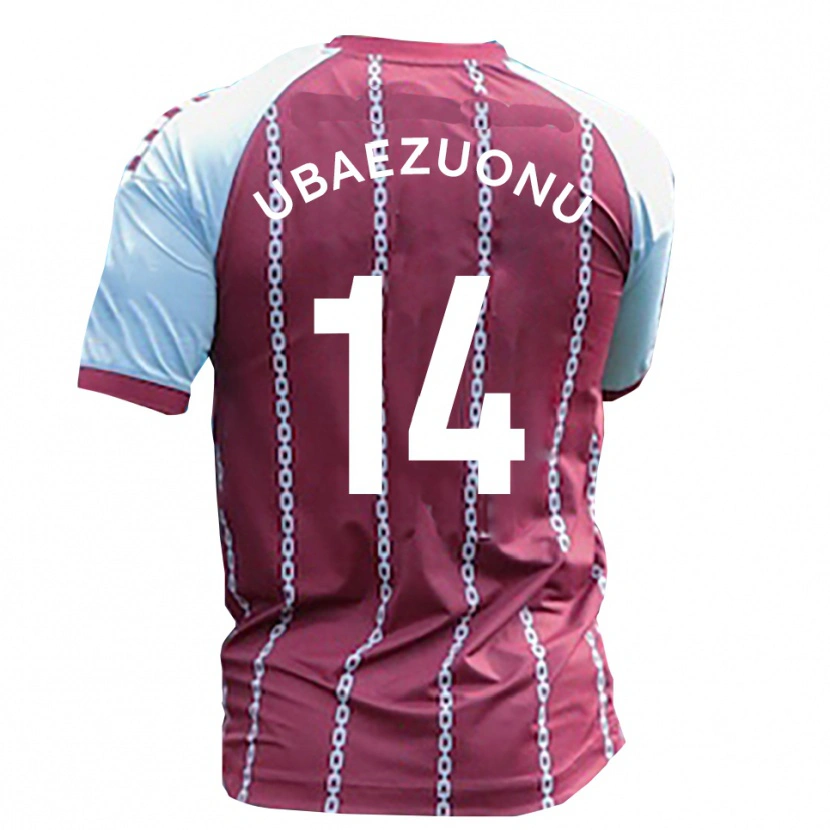 Danxen Women Carlton Ubaezuonu #14 Sky Blue Rust Red Home Jersey 2025/26 T-Shirt
