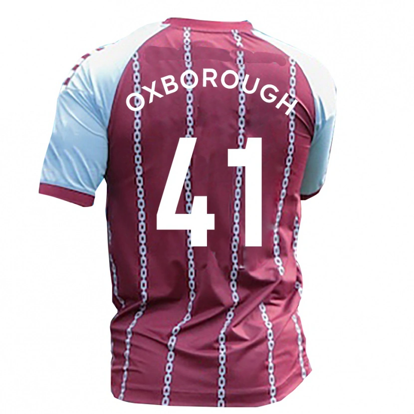 Danxen Women Ewan Oxborough #41 Sky Blue Rust Red Home Jersey 2025/26 T-Shirt