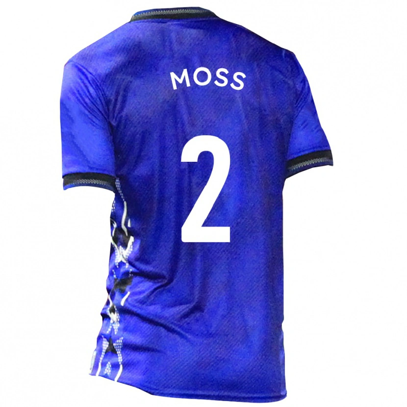Danxen Women Dan Moss #2 Blue White Home Jersey 2025/26 T-Shirt