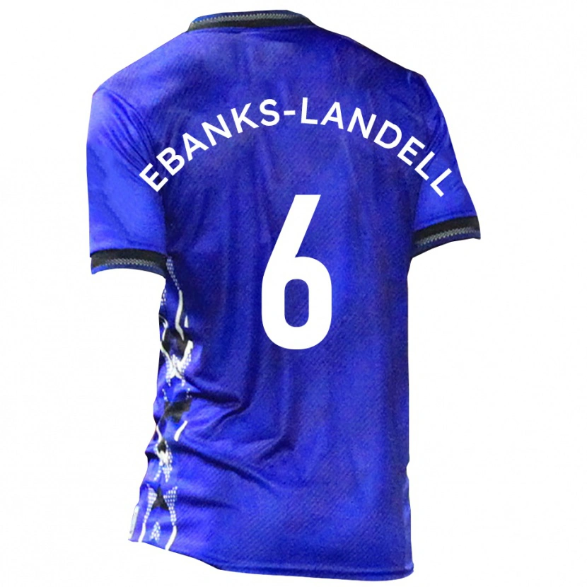 Danxen Women Ethan Ebanks-Landell #6 Blue White Home Jersey 2025/26 T-Shirt