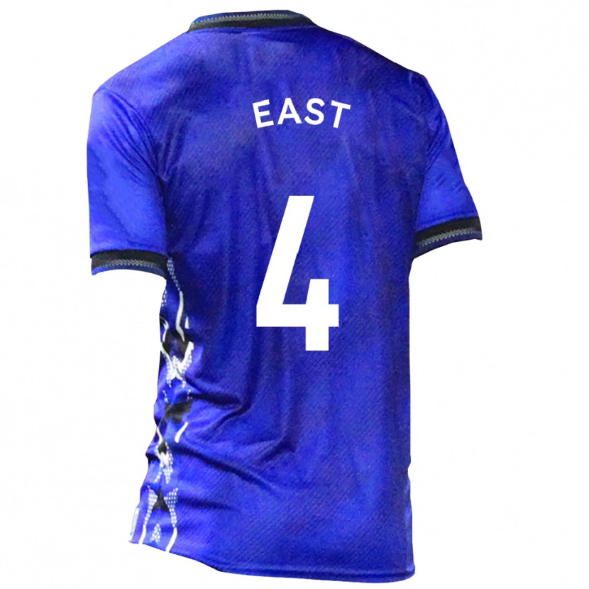 Danxen Women Ryan East #4 Blue White Home Jersey 2025/26 T-Shirt