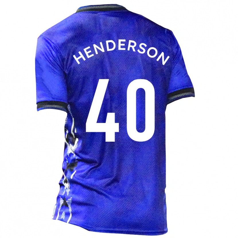 Danxen Women Ian Henderson #40 Blue White Home Jersey 2025/26 T-Shirt