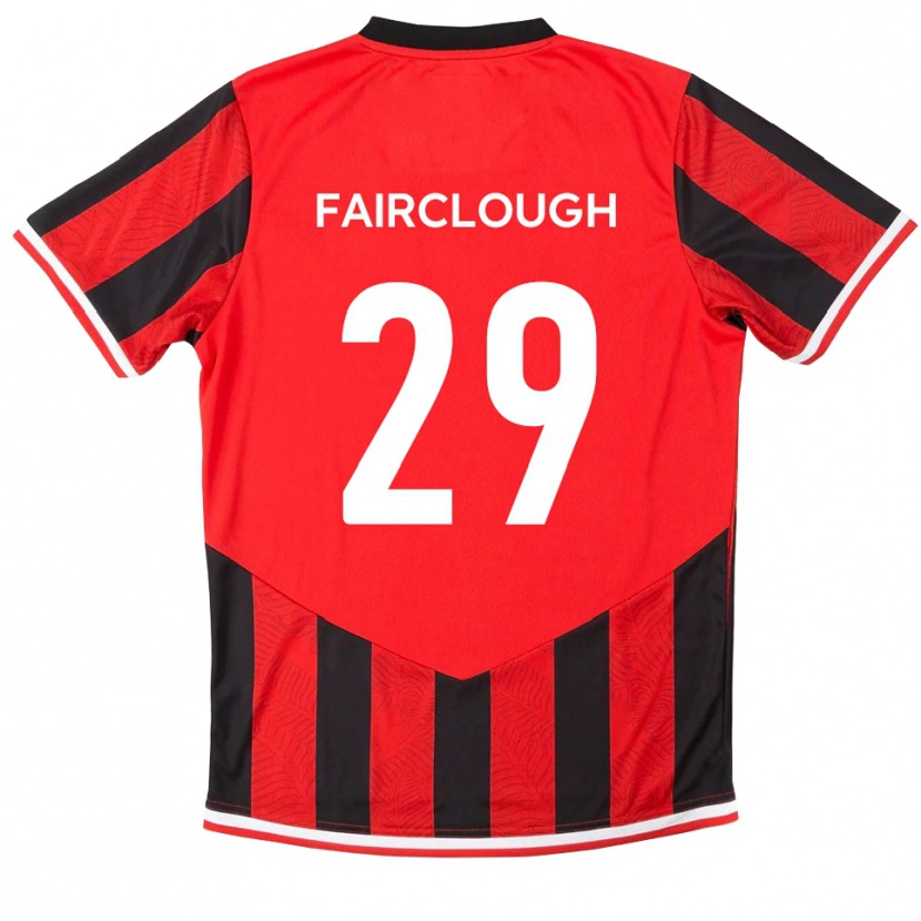 Danxen Women Adam Fairclough #29 Red Black Home Jersey 2025/26 T-Shirt