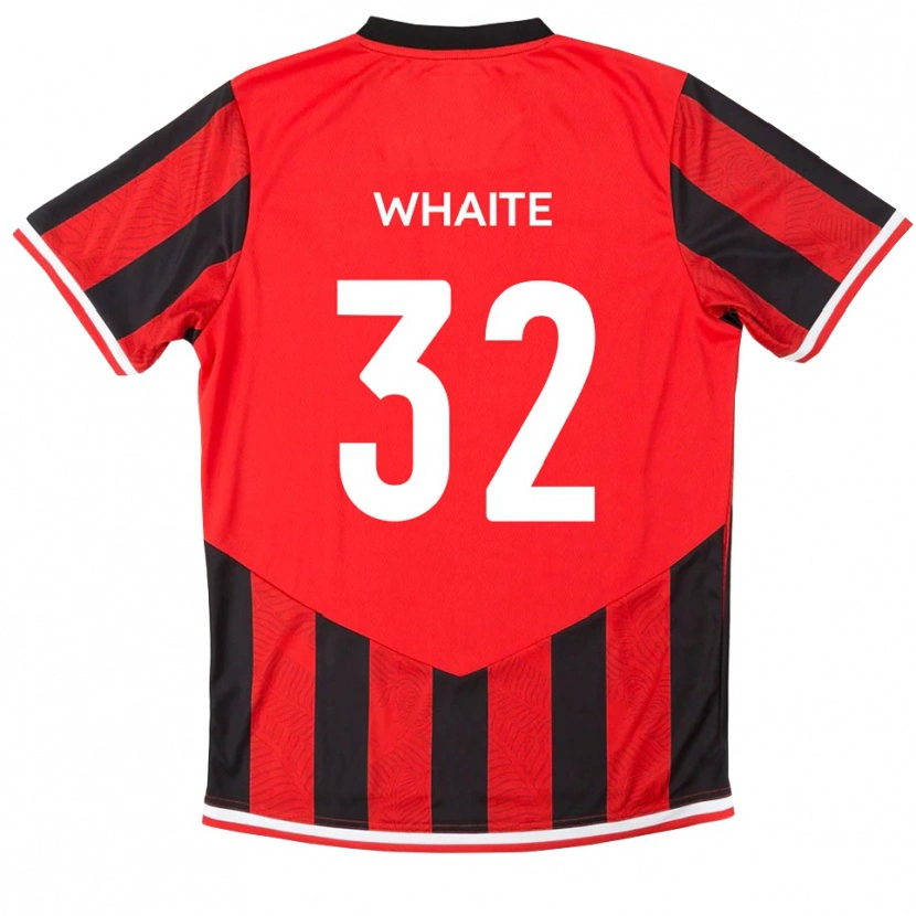 Danxen Women Billy Whaite #32 Red Black Home Jersey 2025/26 T-Shirt