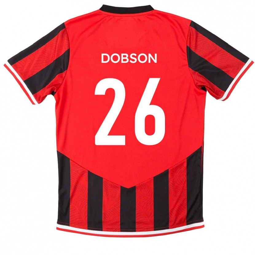 Danxen Women Lennon Dobson #26 Red Black Home Jersey 2025/26 T-Shirt